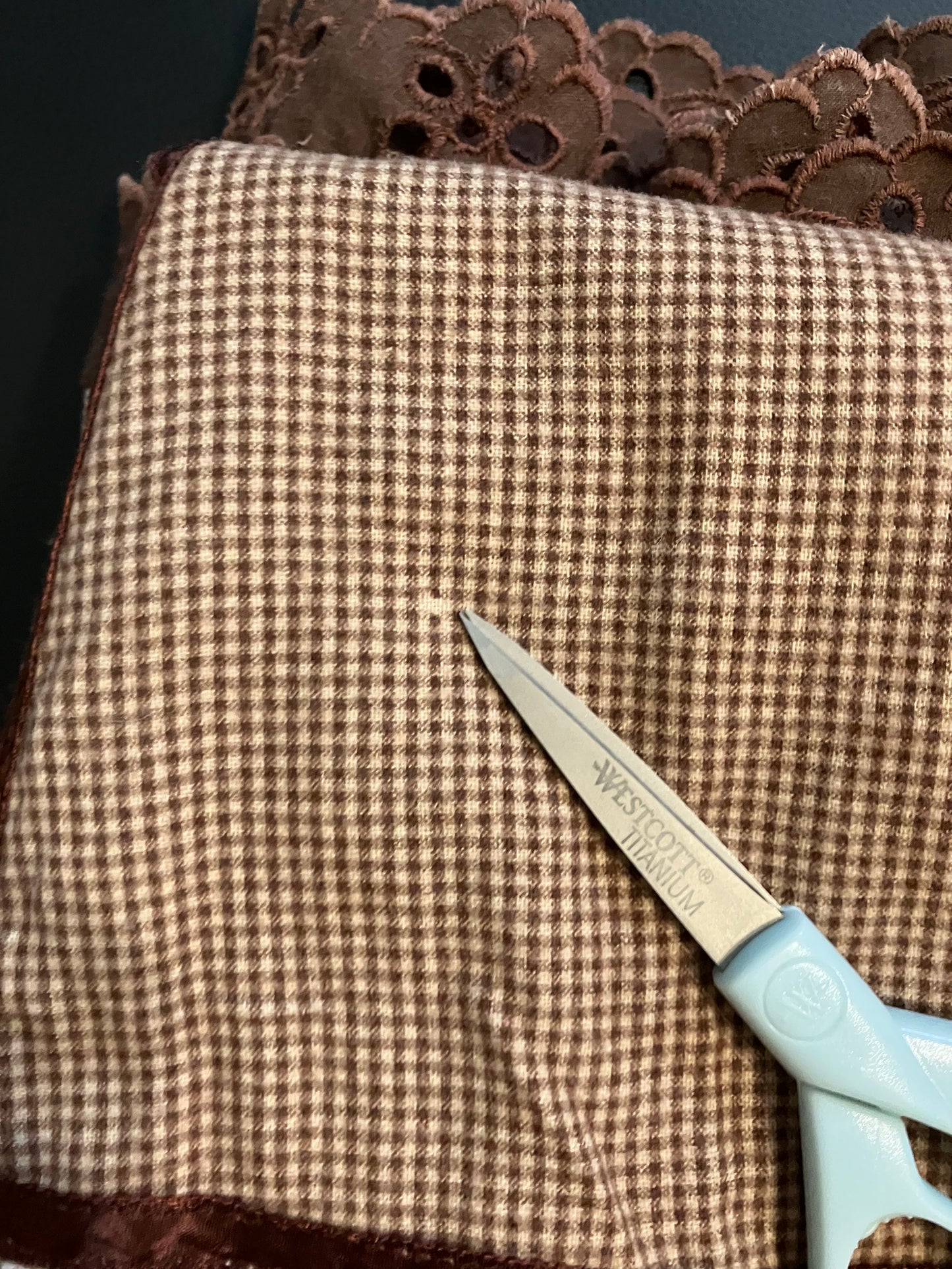 70's Vintage Gunne Sax Jessica's Gunnies Brown Purple Calico Plaid Patchwork Western Maxi Skirt