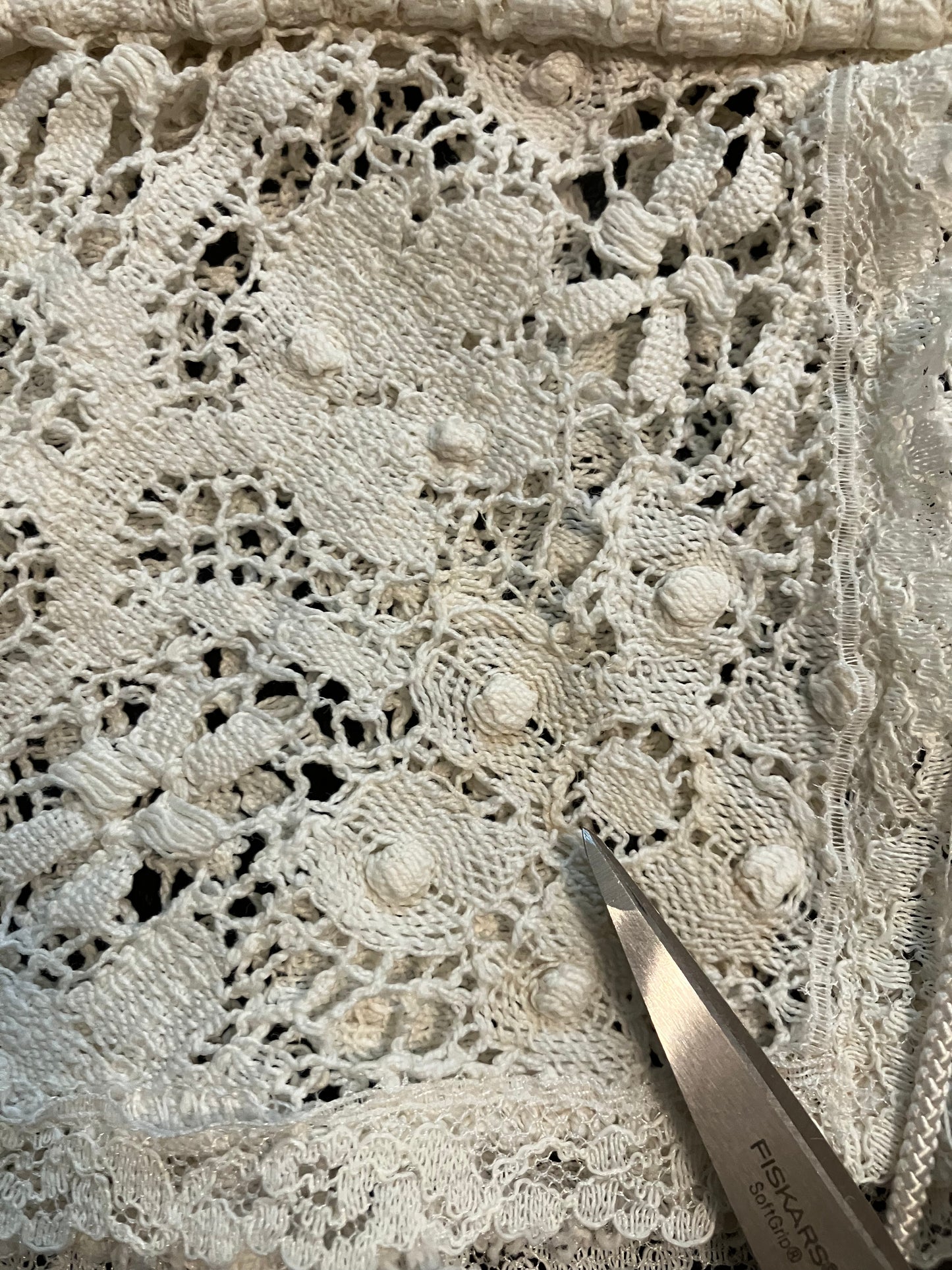 70's Vintage Gunne Sax Saks Fifth Ave Ivory Lace Peplum Prairie Blouse Top