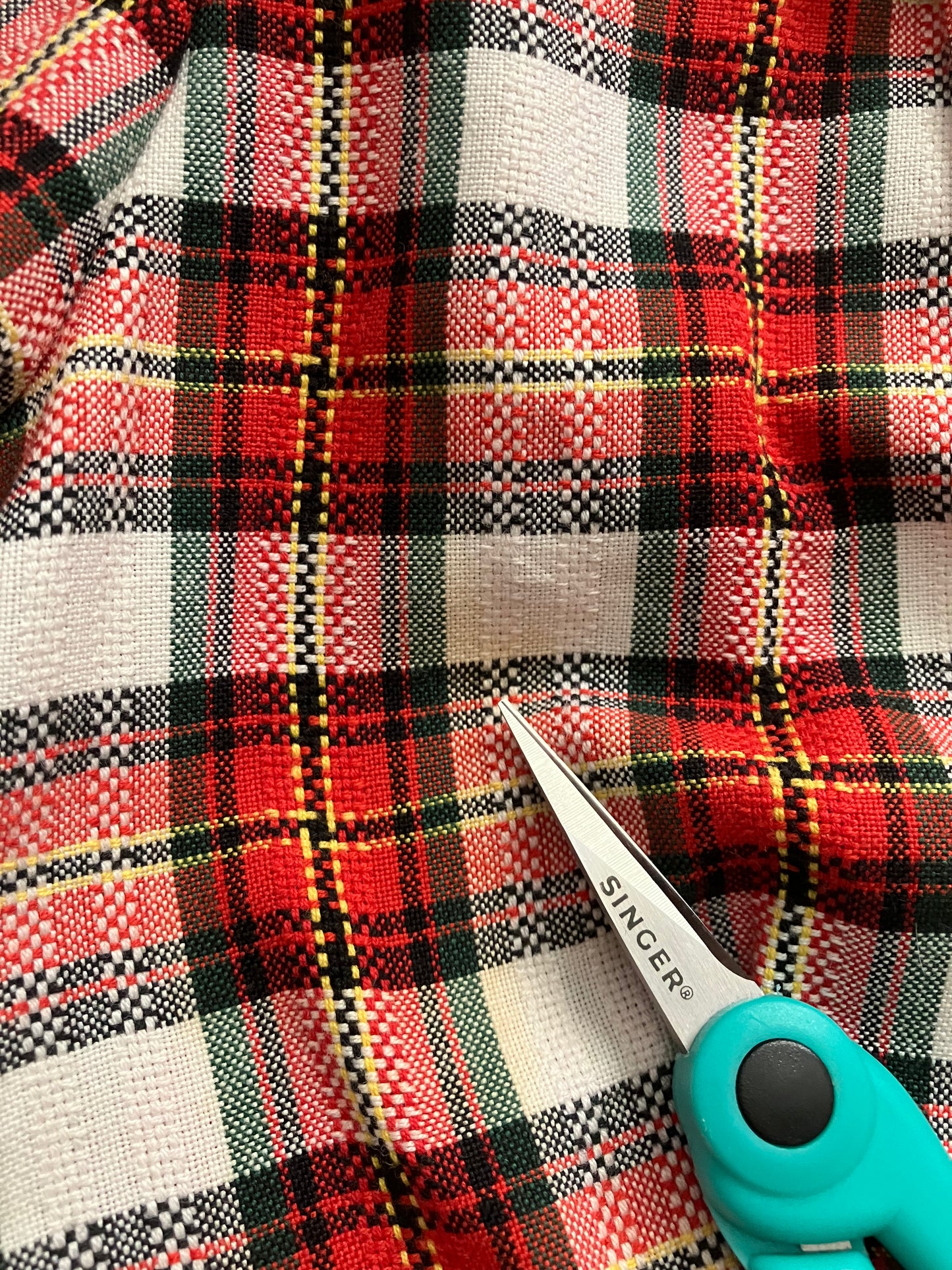 60's Vintage Junior Accent Red White Black Tartan Plaid Mod Jacket Skirt Suit Set