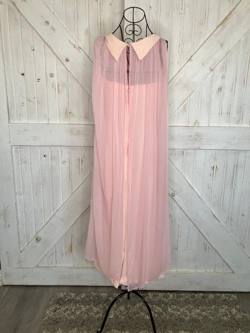 60's Vintage Pink Mod Hostess Goddess Cocktail Party Midi Dress *FLAWS