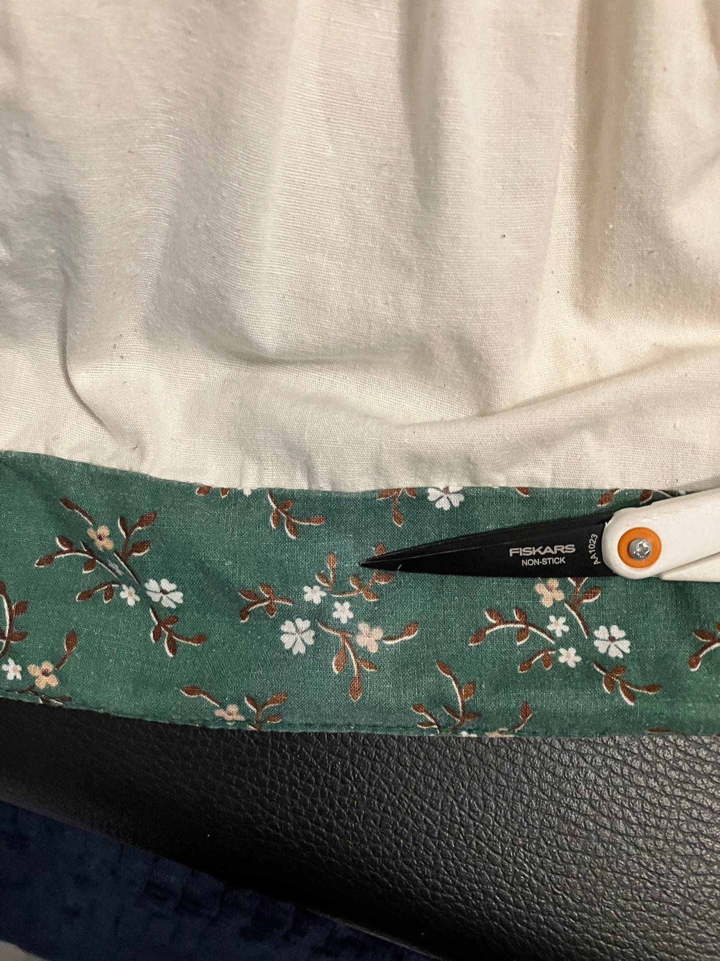 70's Vintage Gunne Sax Jessica's Gunnies White Green Gold Calico Prairie Midi Skirt