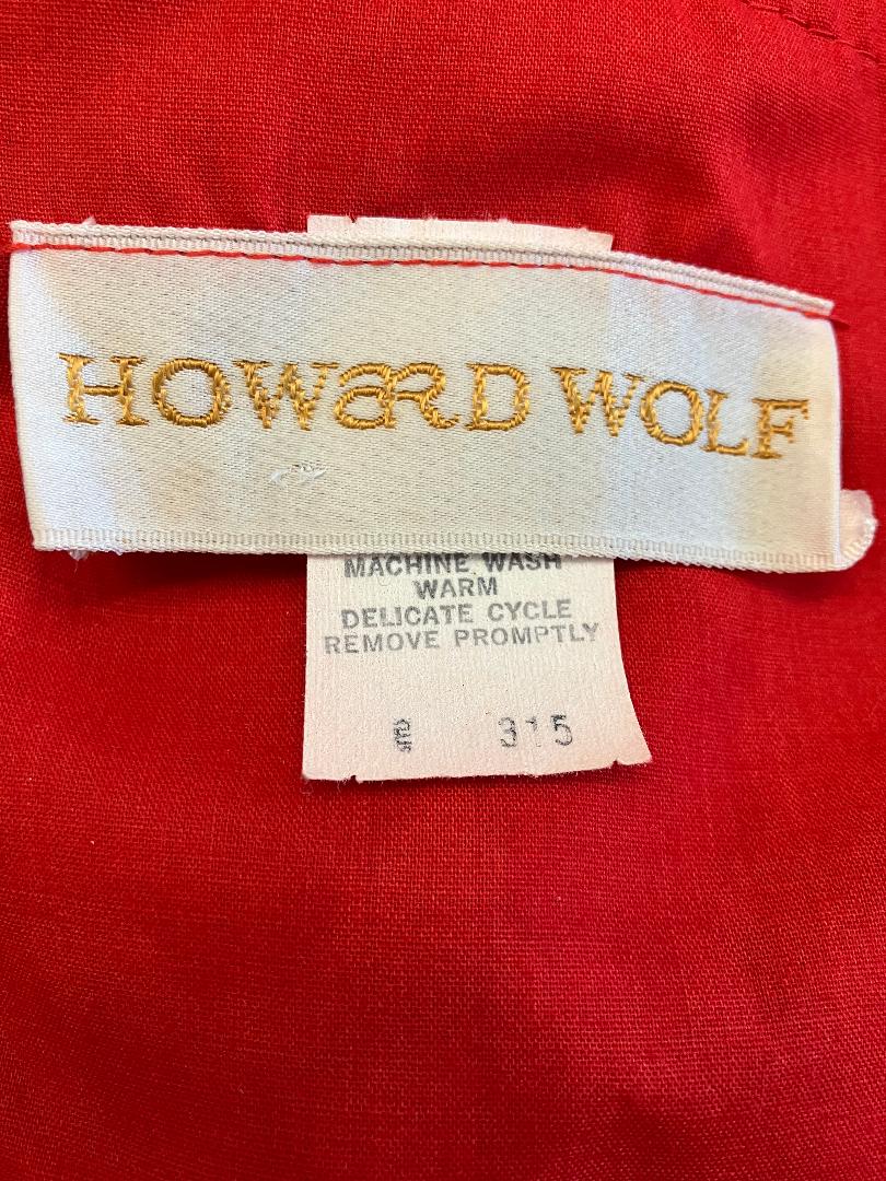 70's Vintage Howard Wolf Gunne Sax STYLE Red Rainbow Plaid Peplum Corset Prairie Midi Sundress Dress