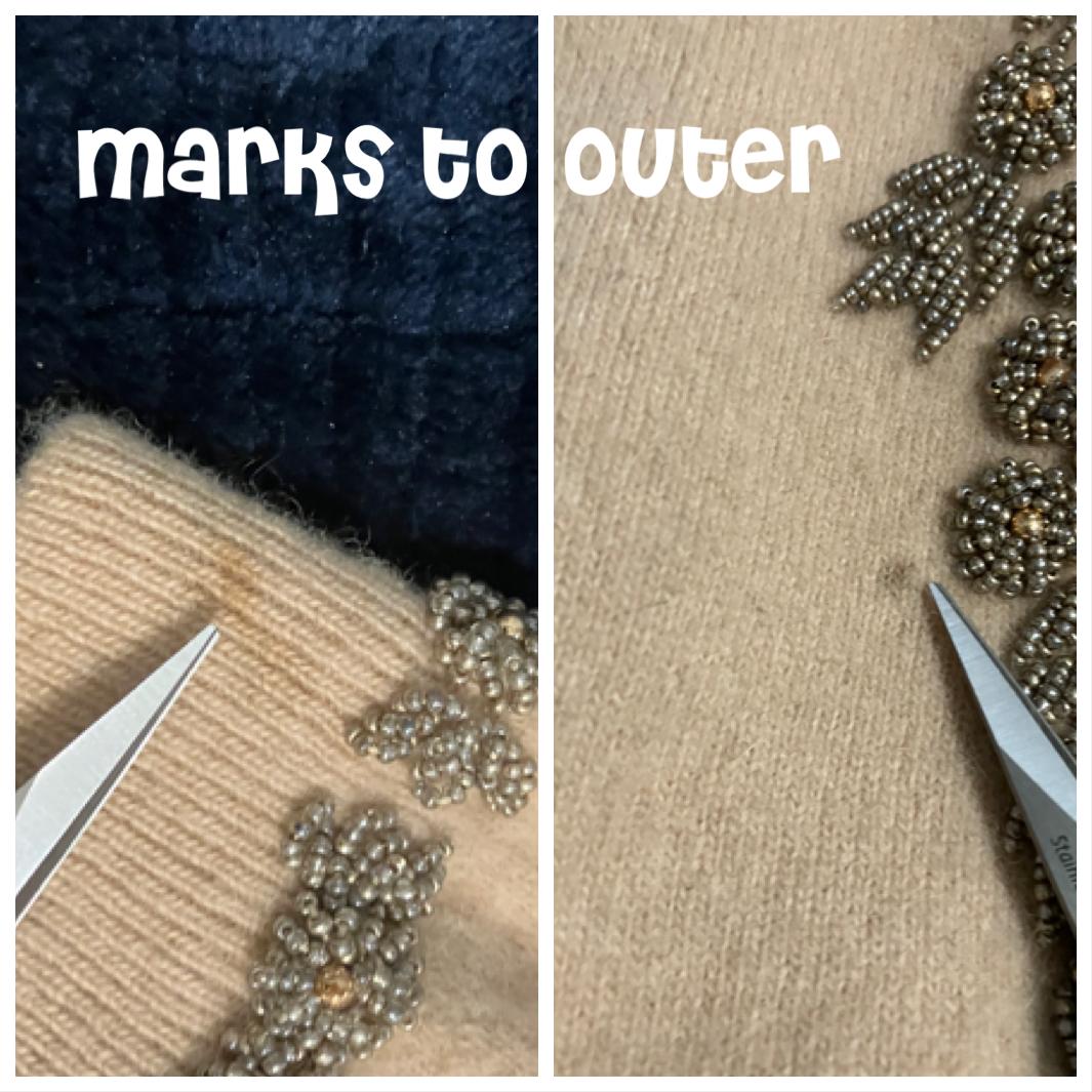 60's Vintage Doreen Cream Beige Gold Hand Beaded Dapper Cardigan Sweater