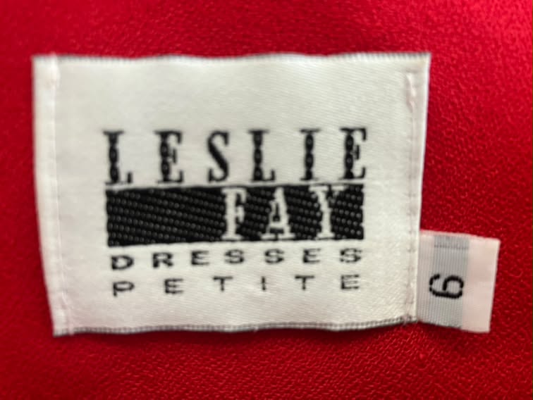 80's Vintage Leslie Fay Veruca Salt Red White Drop Waist Mini Dress *UPCYCLE