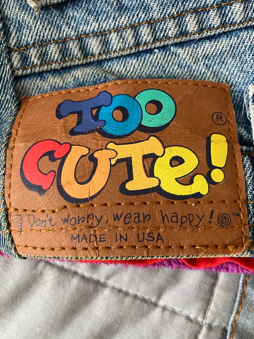 90's Vintage Mommy Adult & Me Kid Tween Guetta Brothers x Disney Too Cute Jean Bomber Terry Jean Jackets Set of 2