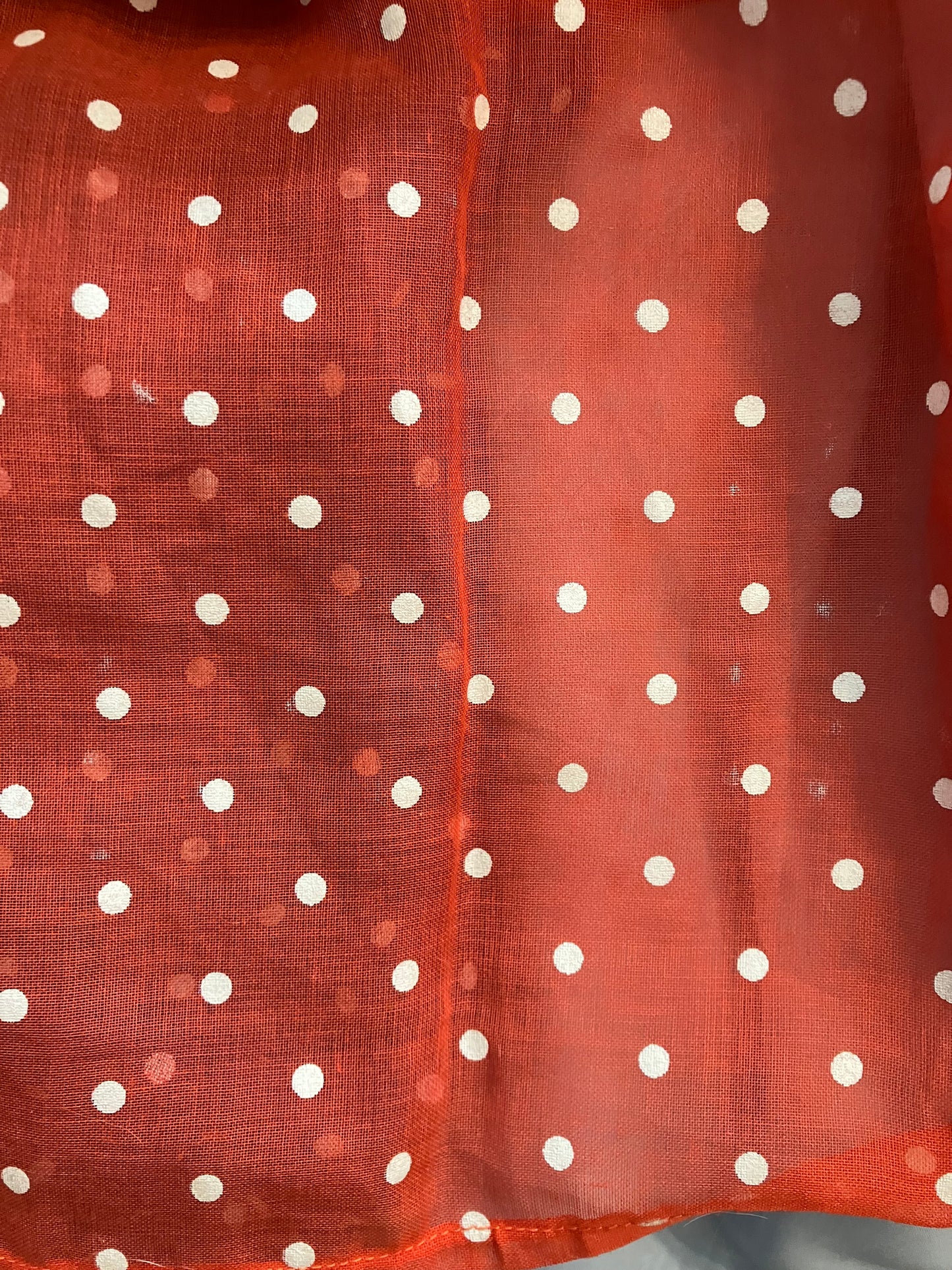 70's Vintage Gunne Sax Black Label Joseph Magnin Blue Red White Polka Dot Prairie Maxi Dress