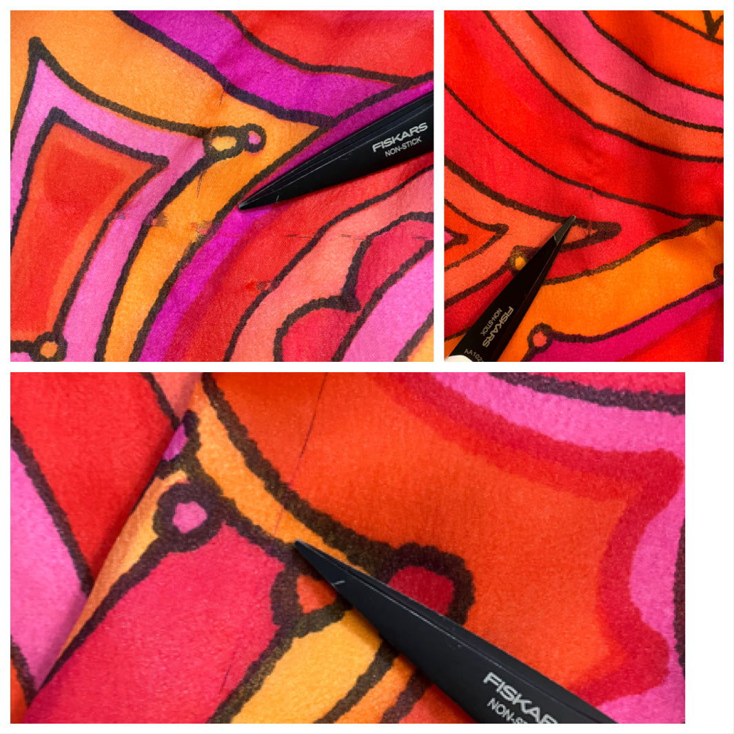 70's Vintage Malia Honolulu Red Orange Swirl Psychedelic Hawaiian Hostess Maxi Sundress Dress