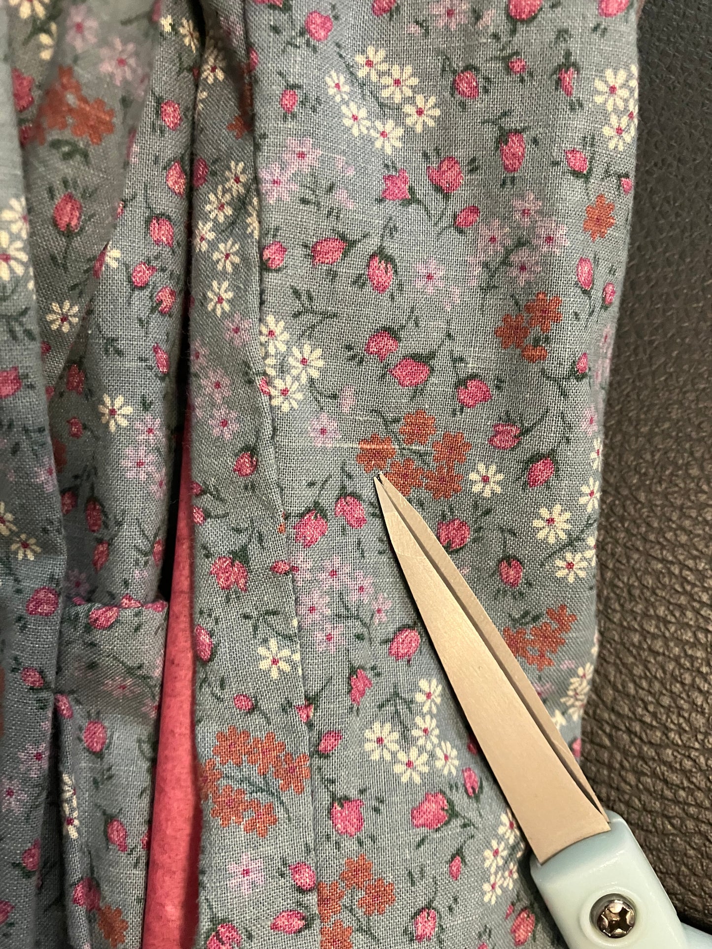 70's Vintage Gunne Sax Jessica's Gunnies Gray Purple White Pink Calico Blouse Top + Prairie Midi Skirt Set