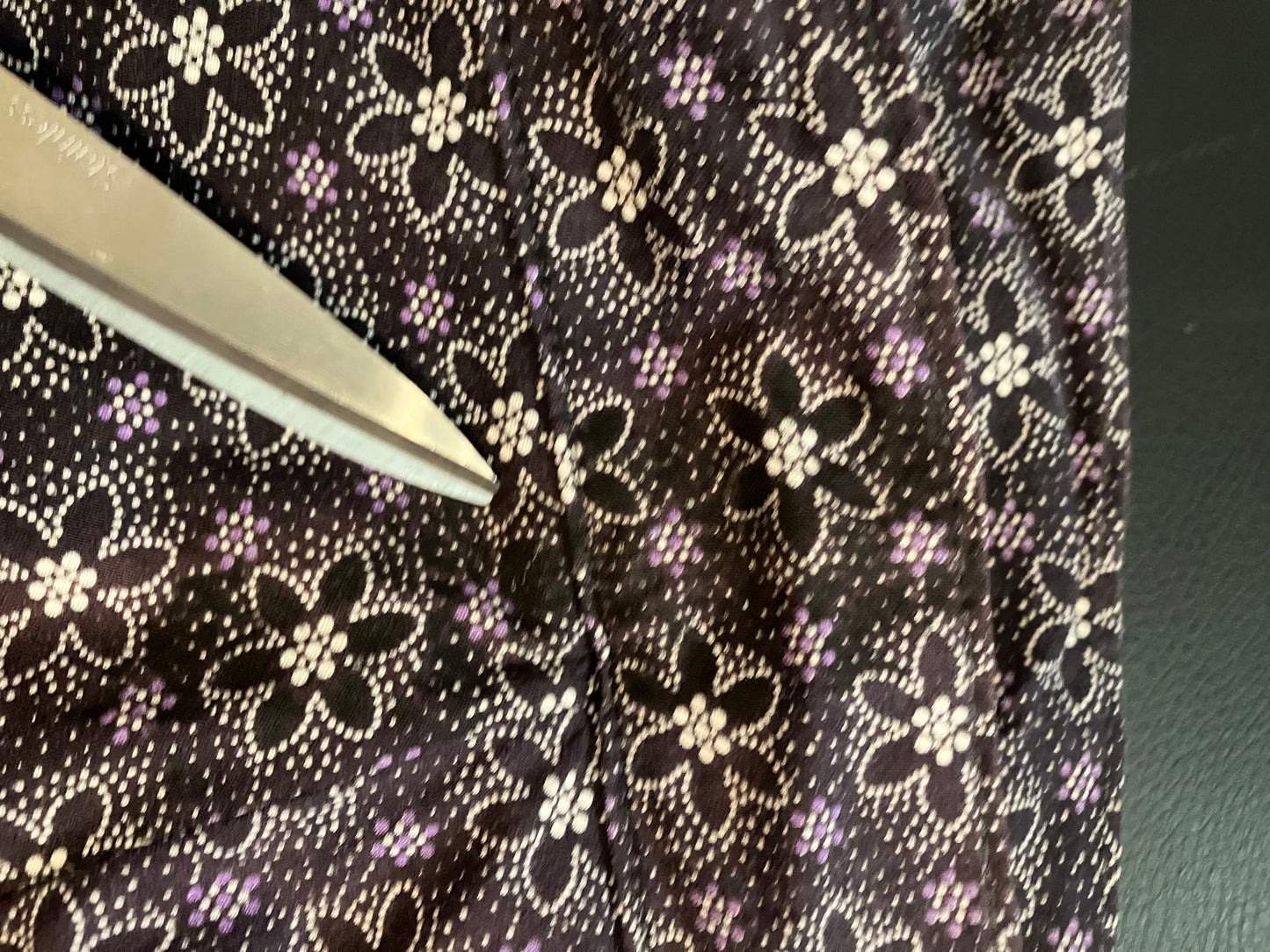 70's Vintage Gunne Sax Jessica's Gunnies Black White Purple Withcy Calico Priarie Goth Midi Skirt 9