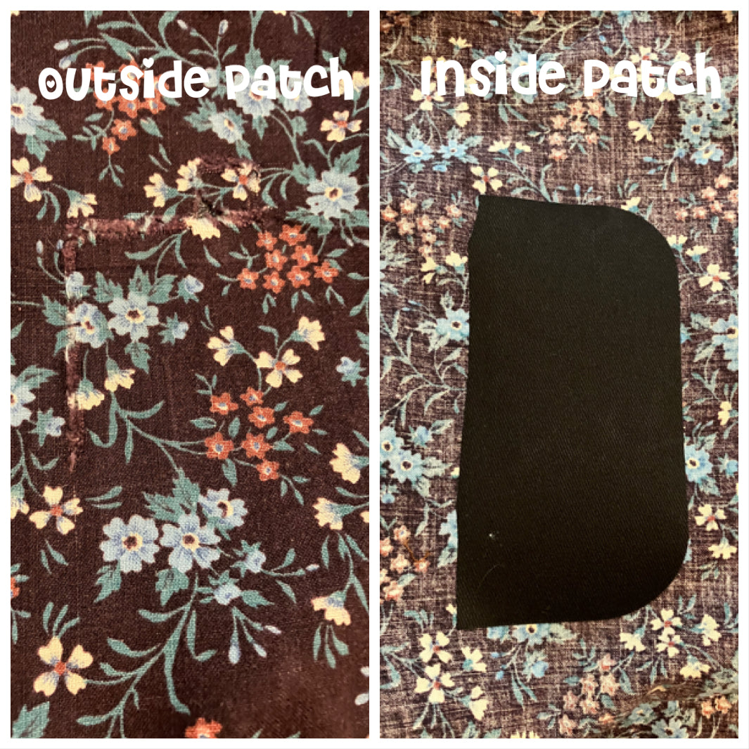 WOUNDED BIRD 70's Vintage Gunne Sax Jessica's Gunnies Black Teal Prairie Midi Skirt READ