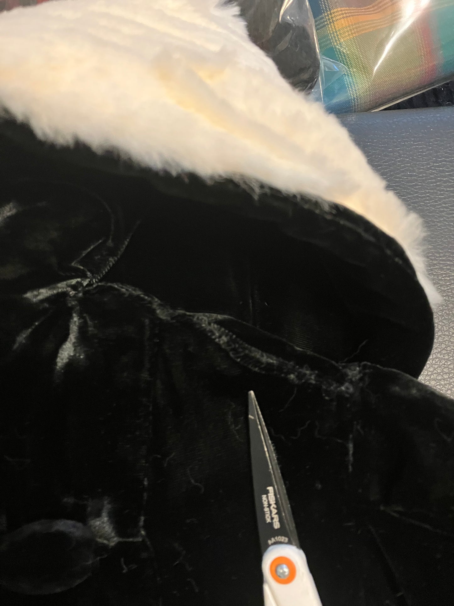 20's Vintage Antique Jazz Age Design Decade Carson Pirie Scott & Co Black Velvet White Fur Opera Maxi Coat Jacket *FLAWS
