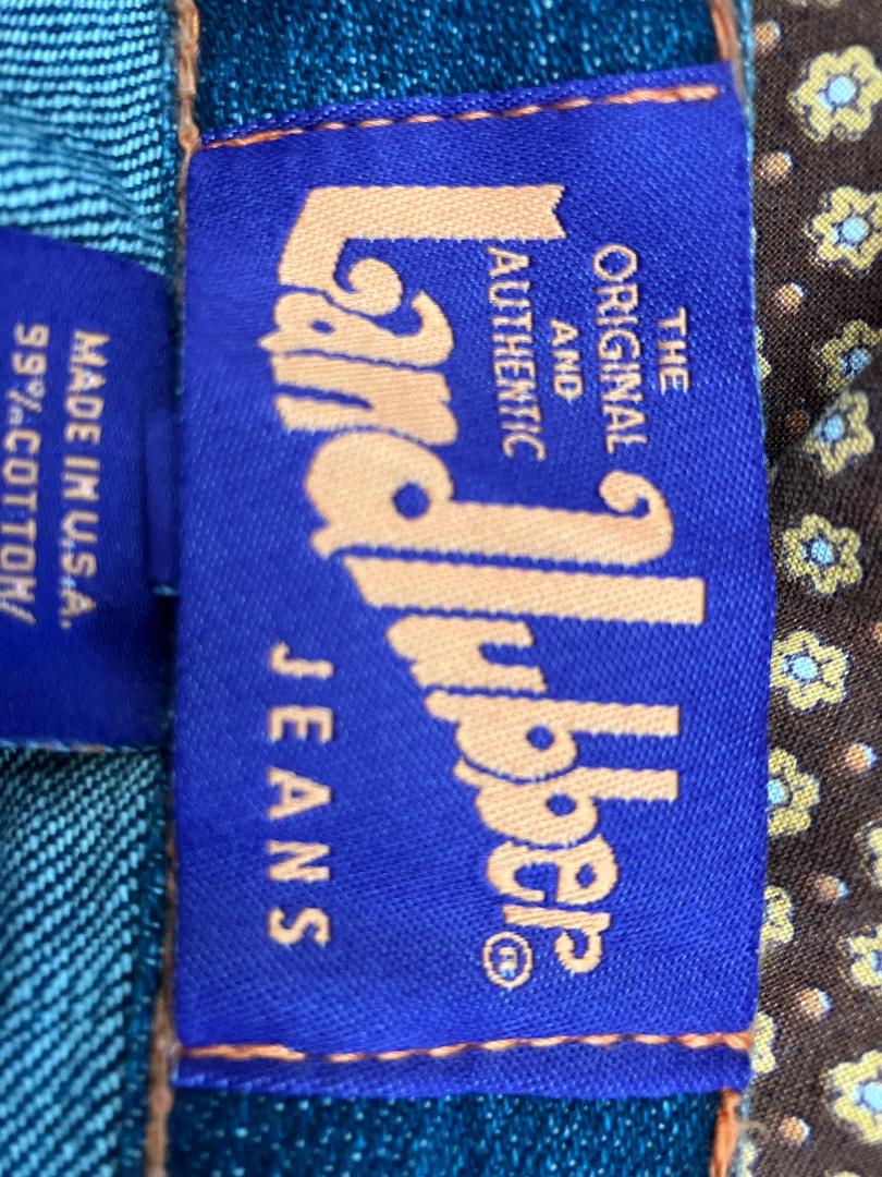 70's Vintage Landlubber Blue Denim Jeans Deadstock With Tags