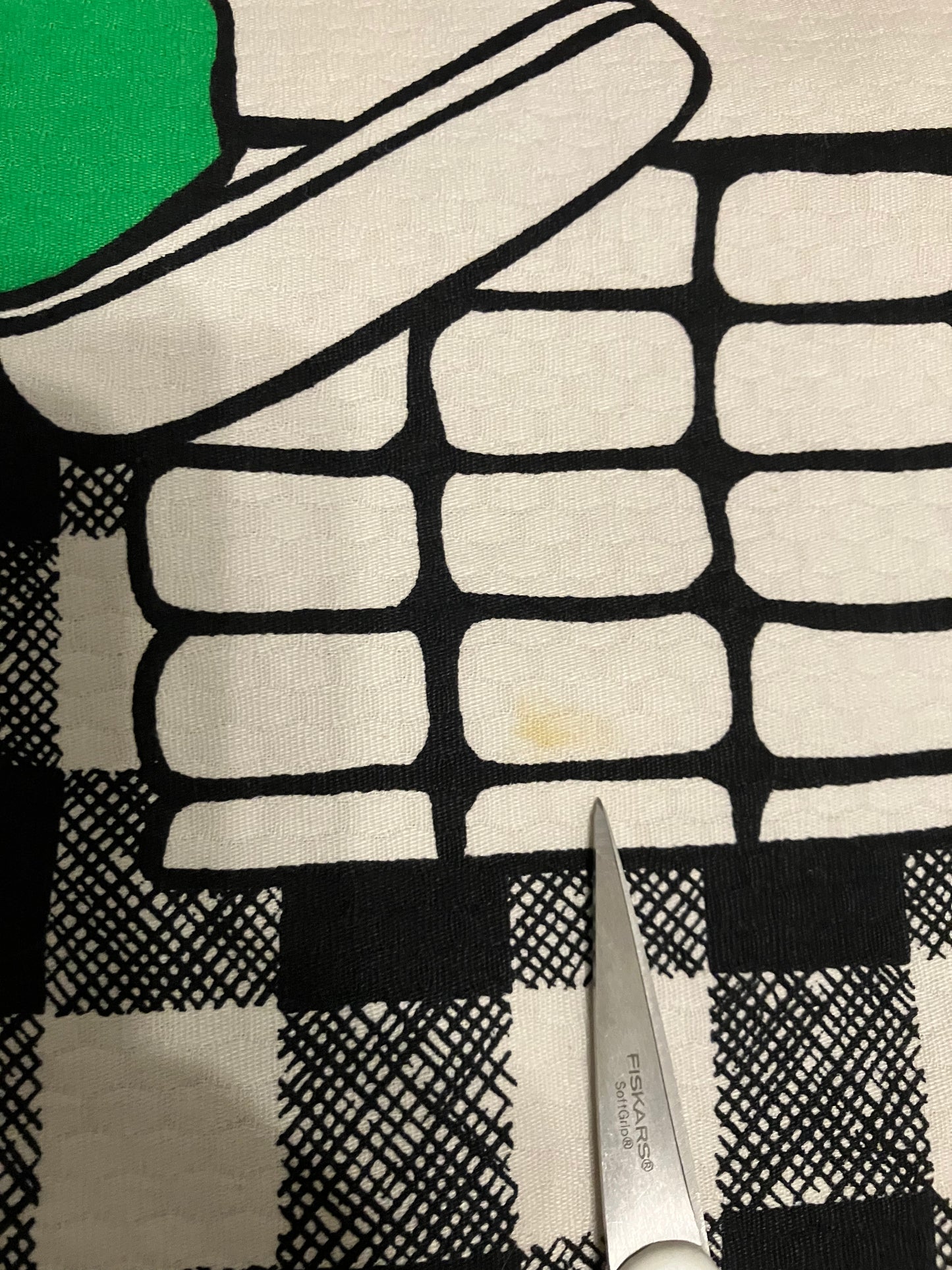 70's Vintage Malia Honolulu Black White Check Red Green Strawberries Apple Daisies Hawaiian Maxi Sundress Dress