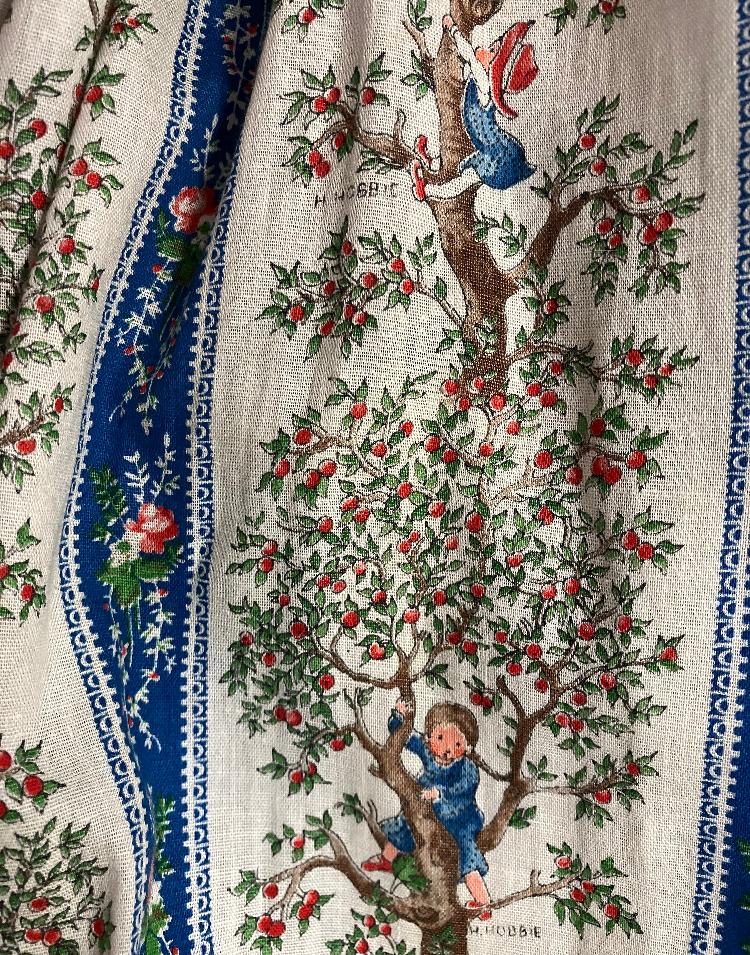 70's Vintage Gunne Sax Black Label Holly Hobby Blue White